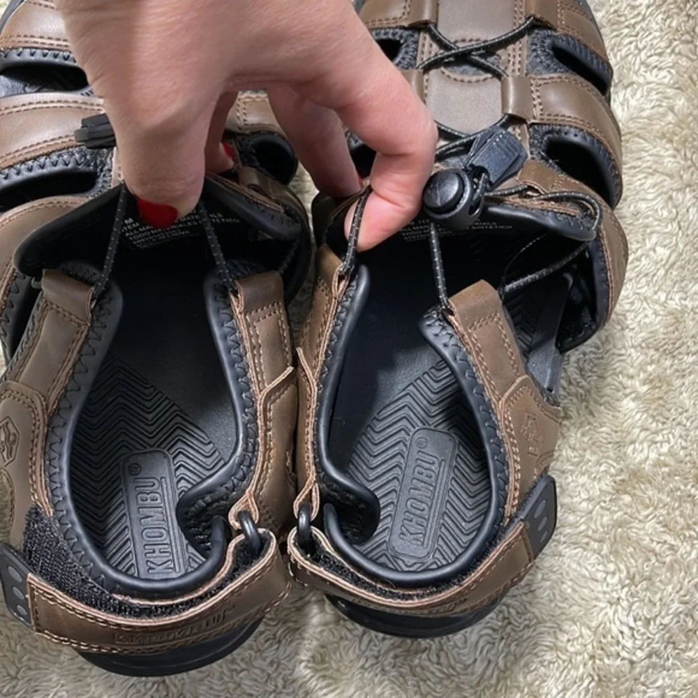 Khombu Men's Travis Active Sandal 8M‎ Brown